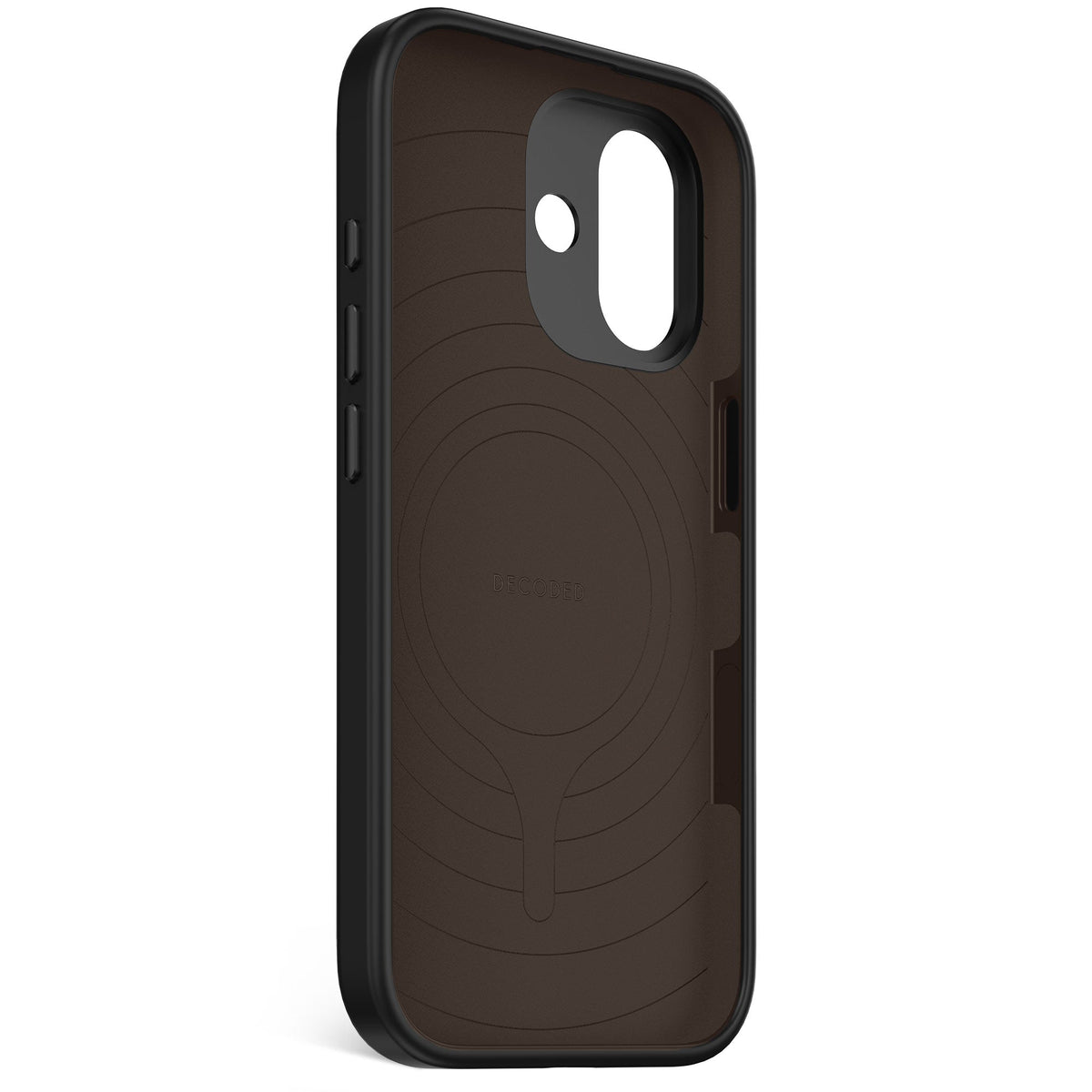 Decoded AntiMicrobial Silicone Backcover - silikonowa obudowa ochronna do iPhone 17 kompatybilna z MagSafe phantom black