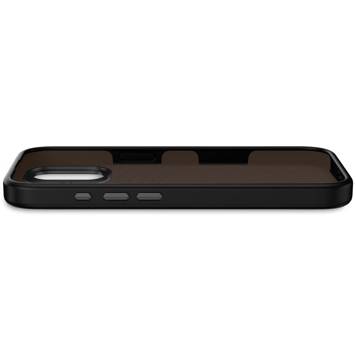 Decoded AntiMicrobial Silicone Backcover - silikonowa obudowa ochronna do iPhone 17 kompatybilna z MagSafe phantom black