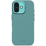 Decoded AntiMicrobial Silicone Backcover - silikonowa obudowa ochronna do iPhone 17 kompatybilna z MagSafe retro blue