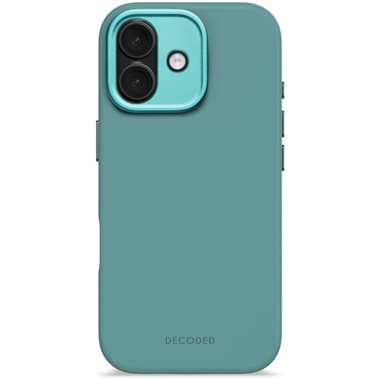 Decoded AntiMicrobial Silicone Backcover - silikonowa obudowa ochronna do iPhone 17 kompatybilna z MagSafe retro blue