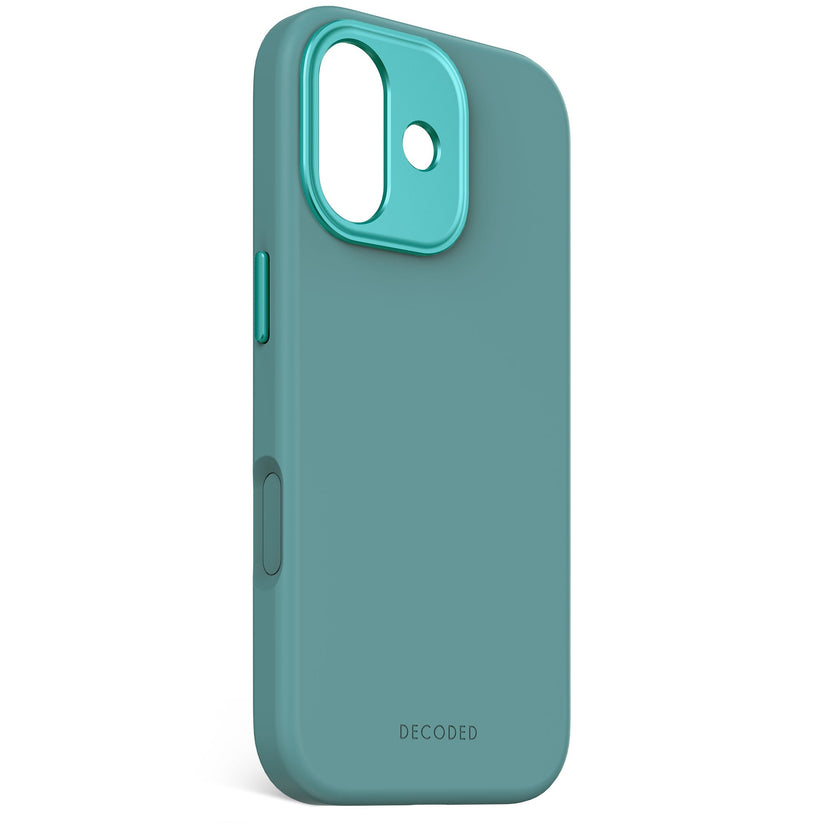 Decoded AntiMicrobial Silicone Backcover - silikonowa obudowa ochronna do iPhone 17 kompatybilna z MagSafe retro blue