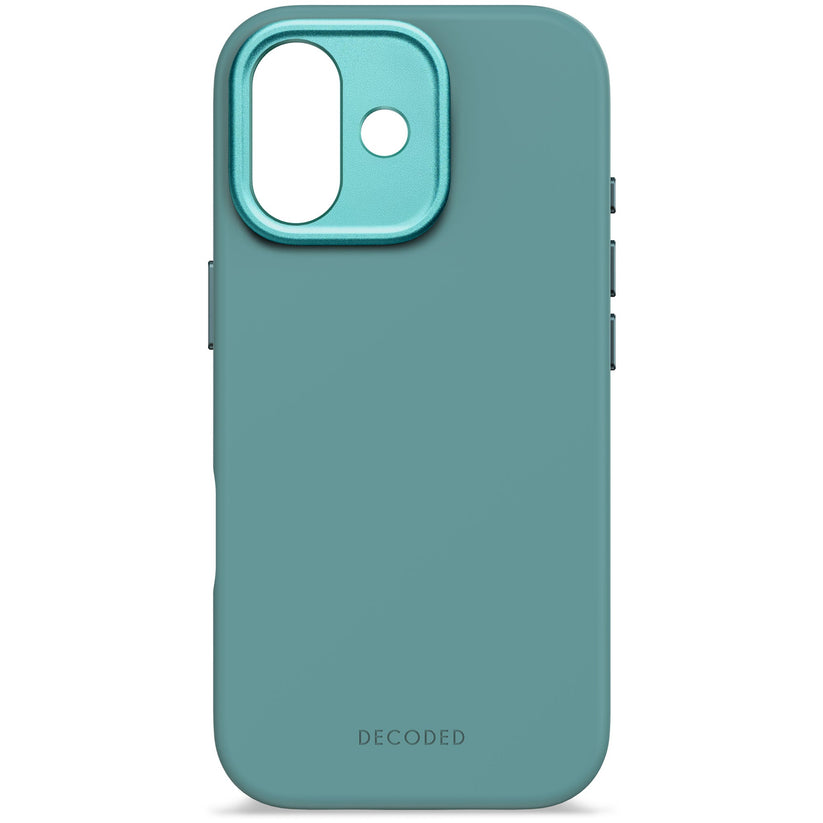 Decoded AntiMicrobial Silicone Backcover - silikonowa obudowa ochronna do iPhone 17 kompatybilna z MagSafe retro blue