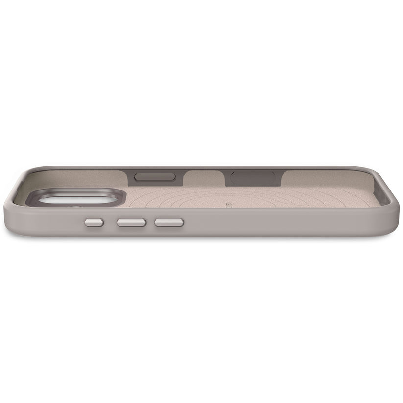 Decoded AntiMicrobial Silicone Backcover - silikonowa obudowa ochronna do iPhone 17 kompatybilna z MagSafe soft taupe