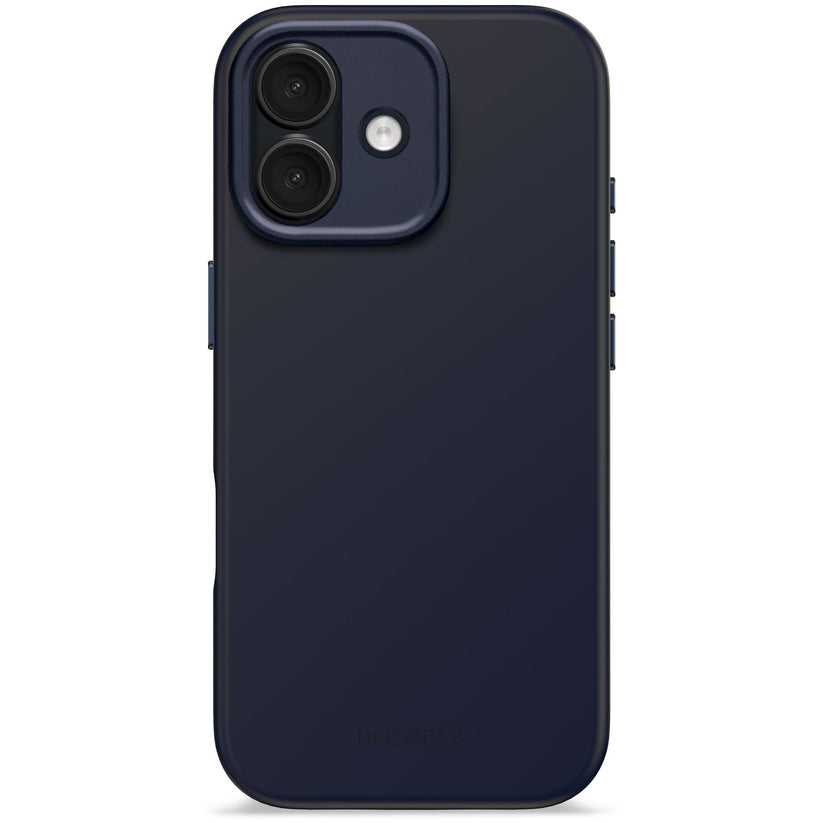 Decoded AntiMicrobial Silicone Backcover - silikonowa obudowa ochronna do iPhone 17 kompatybilna z MagSafe true navy