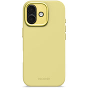 Decoded AntiMicrobial Silicone Backcover - silikonowa obudowa ochronna do iPhone 17 kompatybilna z MagSafe yuma yellow
