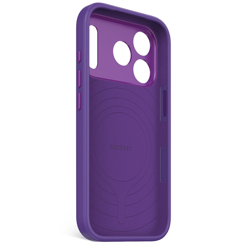 Decoded AntiMicrobial Silicone Backcover - silikonowa obudowa ochronna do iPhone 17 Pro kompatybilna z MagSafe future dusk