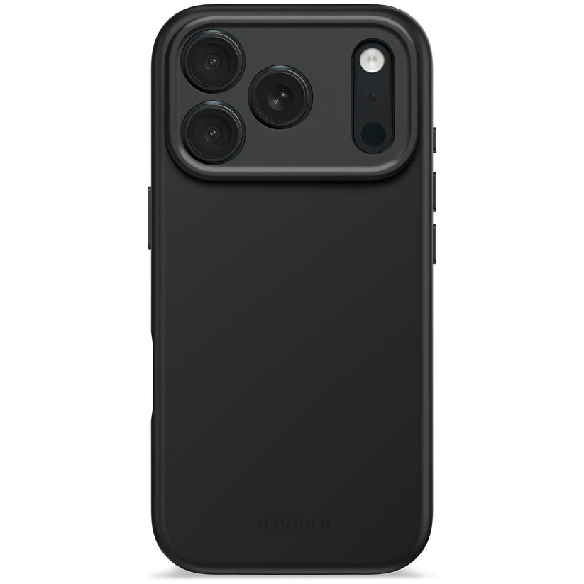 Decoded AntiMicrobial Silicone Backcover - silikonowa obudowa ochronna do iPhone 17 Pro kompatybilna z MagSafe phantom black