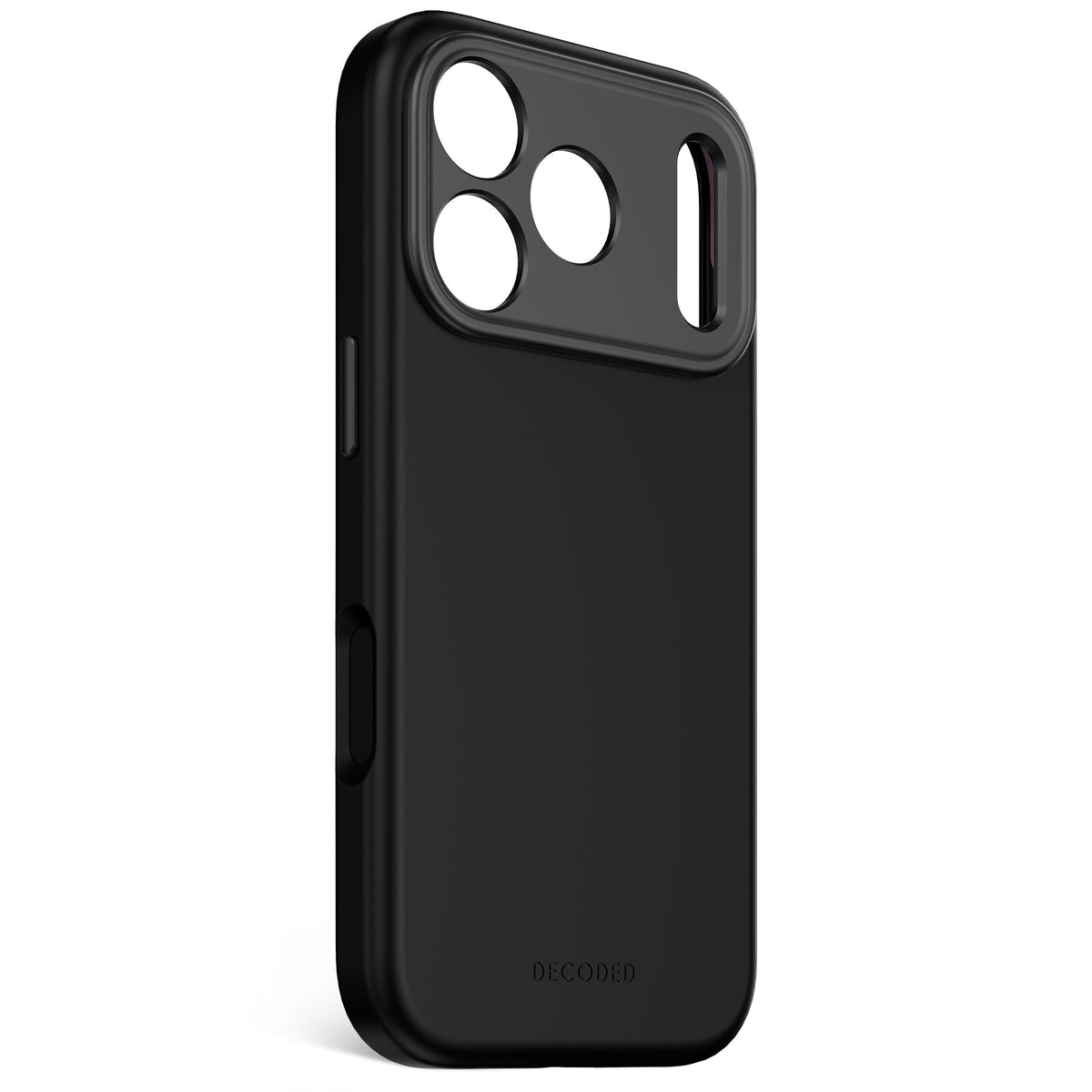 Decoded AntiMicrobial Silicone Backcover - silikonowa obudowa ochronna do iPhone 17 Pro kompatybilna z MagSafe phantom black