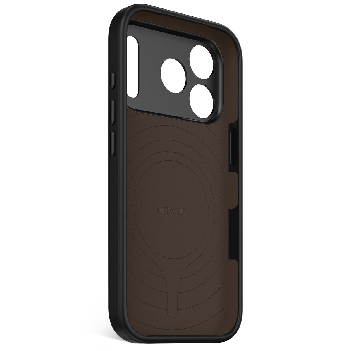 Decoded AntiMicrobial Silicone Backcover - silikonowa obudowa ochronna do iPhone 17 Pro kompatybilna z MagSafe phantom black