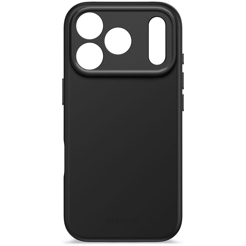 Decoded AntiMicrobial Silicone Backcover - silikonowa obudowa ochronna do iPhone 17 Pro kompatybilna z MagSafe phantom black