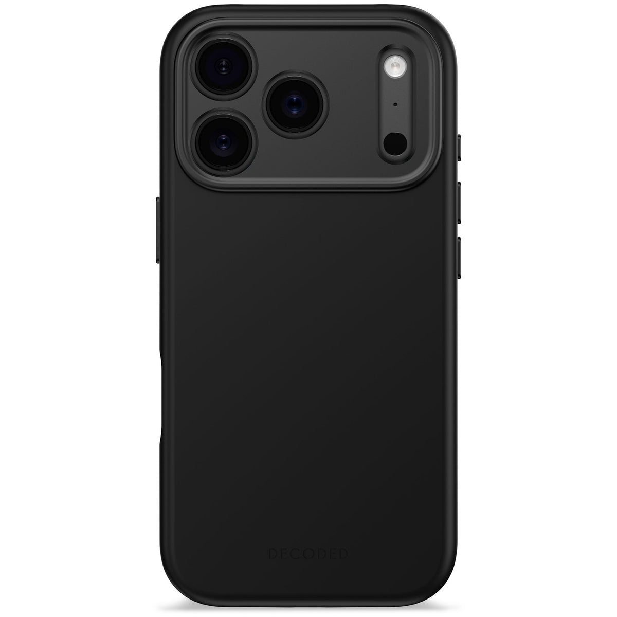 Decoded AntiMicrobial Silicone Backcover - silikonowa obudowa ochronna do iPhone 17 Pro kompatybilna z MagSafe phantom black