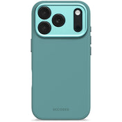 Decoded AntiMicrobial Silicone Backcover - silikonowa obudowa ochronna do iPhone 17 Pro kompatybilna z MagSafe retro blue