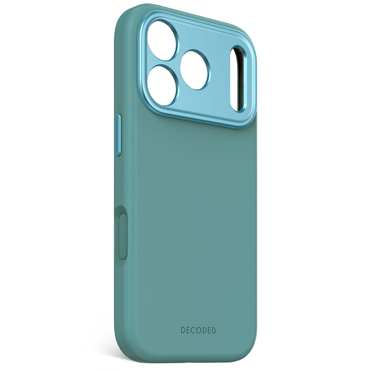 Decoded AntiMicrobial Silicone Backcover - silikonowa obudowa ochronna do iPhone 17 Pro kompatybilna z MagSafe retro blue