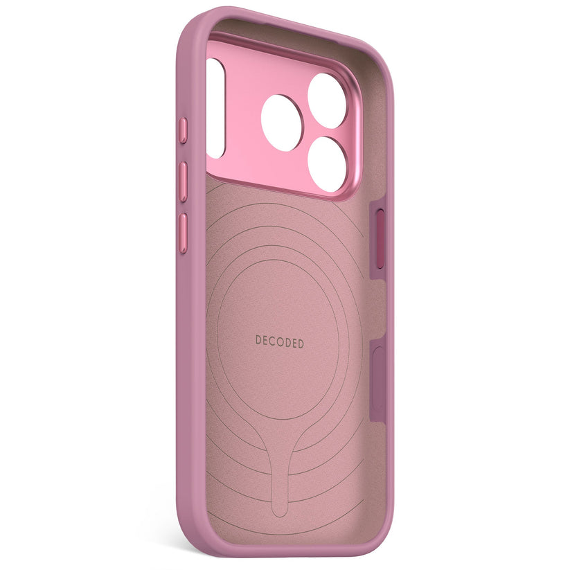 Decoded AntiMicrobial Silicone Backcover - silikonowa obudowa ochronna do iPhone 17 Pro kompatybilna z MagSafe rosette