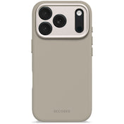 Decoded AntiMicrobial Silicone Backcover - silikonowa obudowa ochronna do iPhone 17 Pro kompatybilna z MagSafe soft taupe