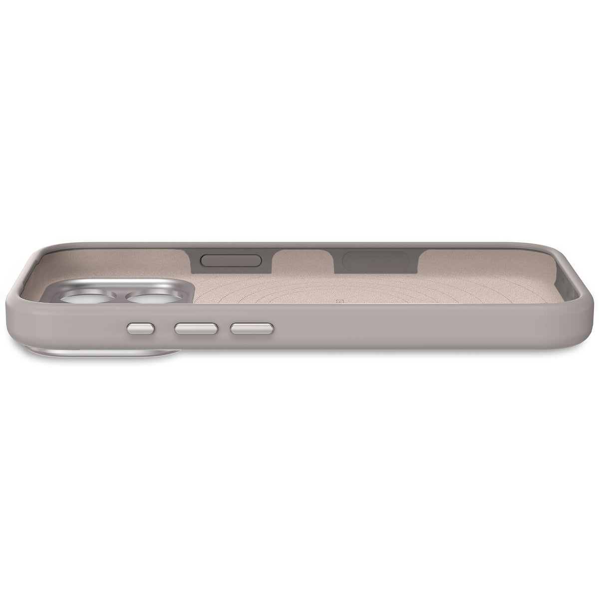 Decoded AntiMicrobial Silicone Backcover - silikonowa obudowa ochronna do iPhone 17 Pro kompatybilna z MagSafe soft taupe
