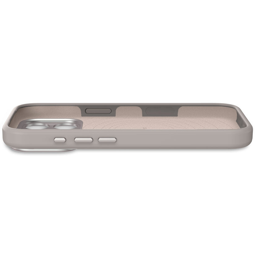 Decoded AntiMicrobial Silicone Backcover - silikonowa obudowa ochronna do iPhone 17 Pro kompatybilna z MagSafe soft taupe