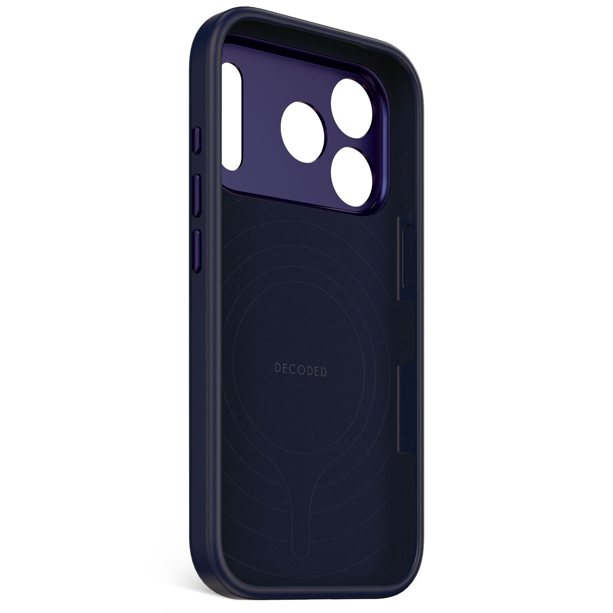 Decoded AntiMicrobial Silicone Backcover - silikonowa obudowa ochronna do iPhone 17 Pro kompatybilna z MagSafe true navy