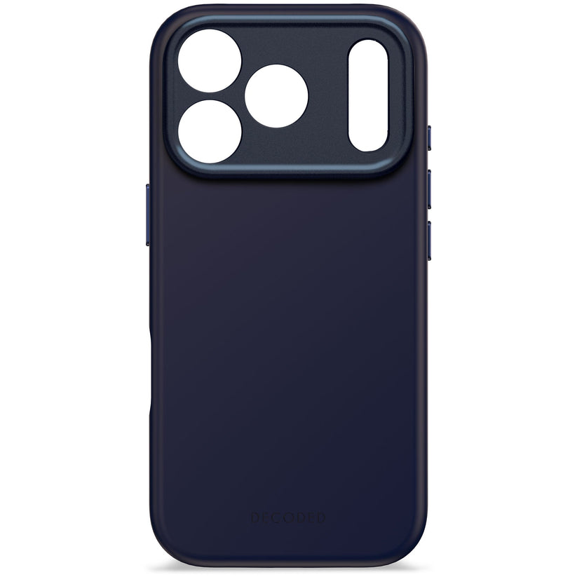 Decoded AntiMicrobial Silicone Backcover - silikonowa obudowa ochronna do iPhone 17 Pro kompatybilna z MagSafe true navy
