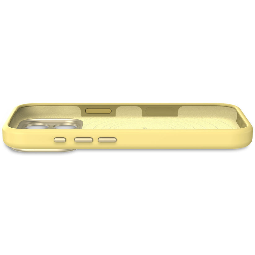 Decoded AntiMicrobial Silicone Backcover - silikonowa obudowa ochronna do iPhone 17 Pro kompatybilna z MagSafe yuma yellow