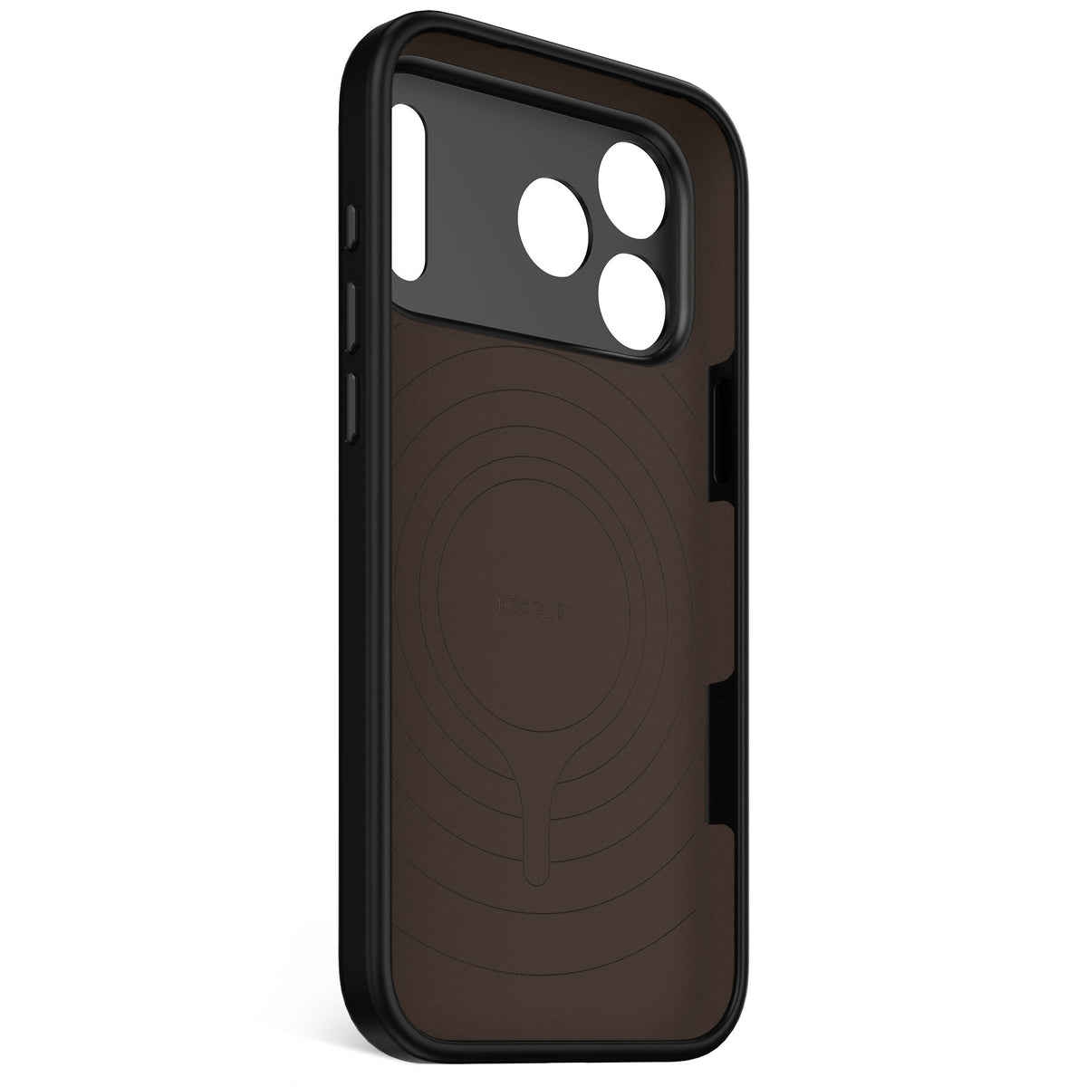 Decoded AntiMicrobial Silicone Backcover - silikonowa obudowa ochronna do iPhone 17 Pro Max kompatybilna z MagSafe phantom black