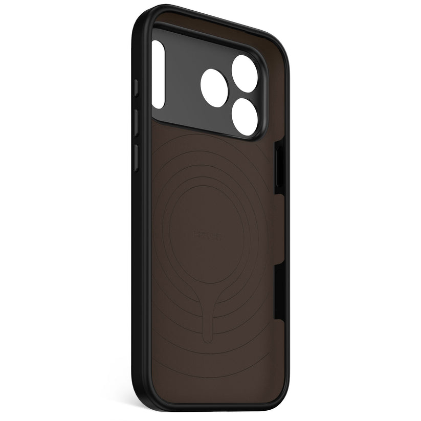 Decoded AntiMicrobial Silicone Backcover - silikonowa obudowa ochronna do iPhone 17 Pro Max kompatybilna z MagSafe phantom black