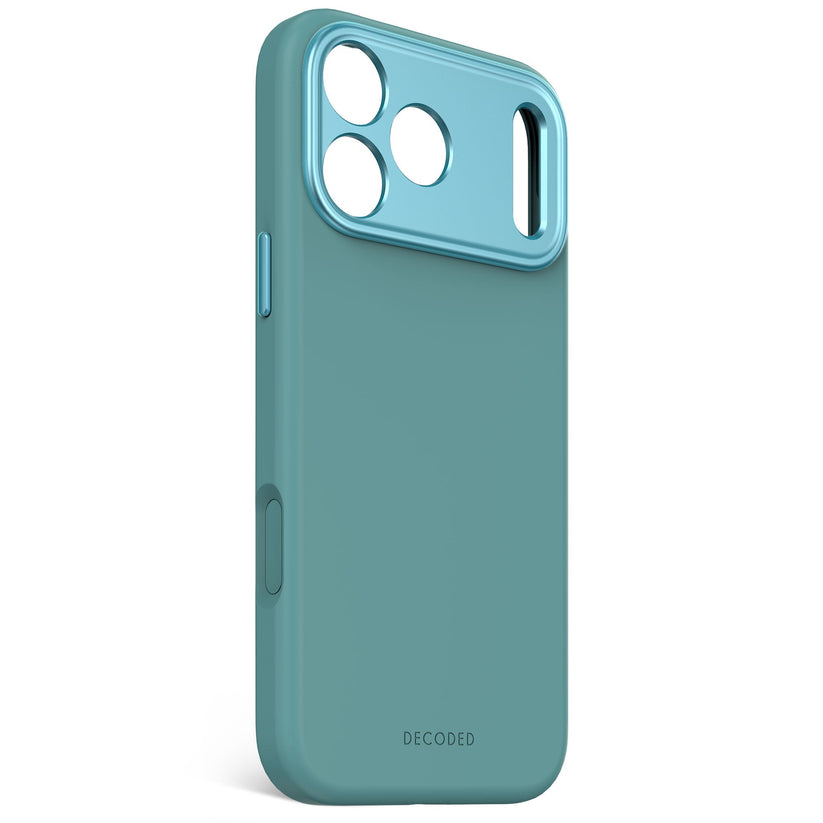 Decoded AntiMicrobial Silicone Backcover - silikonowa obudowa ochronna do iPhone 17 Pro Max kompatybilna z MagSafe retro blue