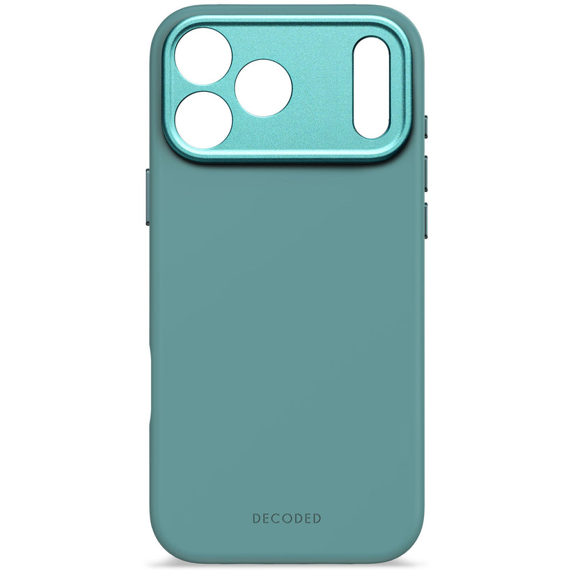 Decoded AntiMicrobial Silicone Backcover - silikonowa obudowa ochronna do iPhone 17 Pro Max kompatybilna z MagSafe retro blue