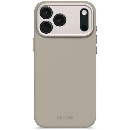 Decoded AntiMicrobial Silicone Backcover - silikonowa obudowa ochronna do iPhone 17 Pro Max kompatybilna z MagSafe soft taupe