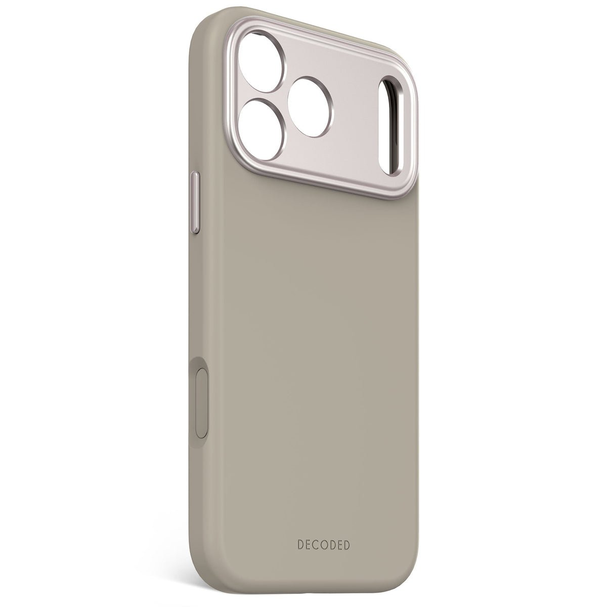 Decoded AntiMicrobial Silicone Backcover - silikonowa obudowa ochronna do iPhone 17 Pro Max kompatybilna z MagSafe soft taupe