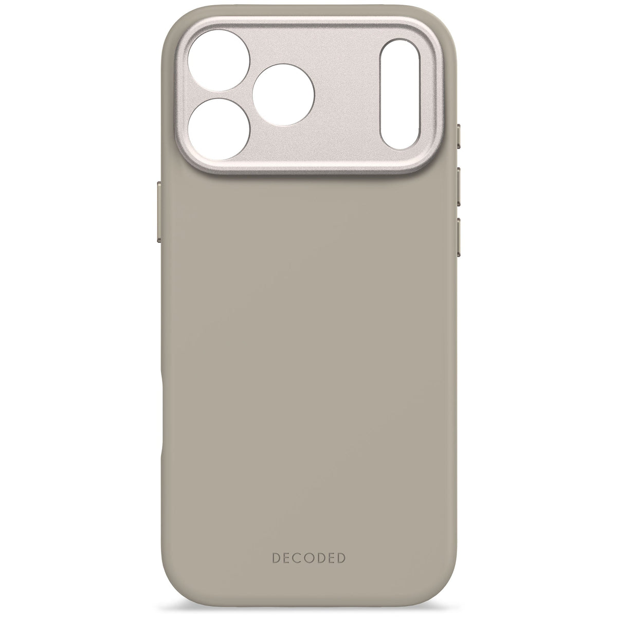 Decoded AntiMicrobial Silicone Backcover - silikonowa obudowa ochronna do iPhone 17 Pro Max kompatybilna z MagSafe soft taupe