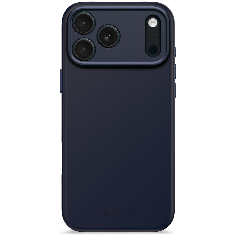 Decoded AntiMicrobial Silicone Backcover - silikonowa obudowa ochronna do iPhone 17 Pro Max kompatybilna z MagSafe true navy