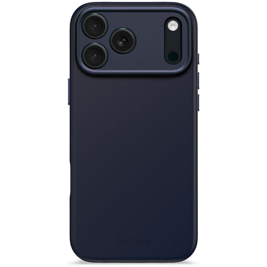 Decoded AntiMicrobial Silicone Backcover - silikonowa obudowa ochronna do iPhone 17 Pro Max kompatybilna z MagSafe true navy