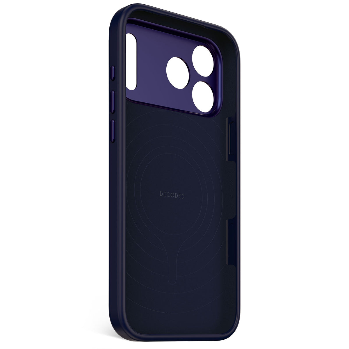 Decoded AntiMicrobial Silicone Backcover - silikonowa obudowa ochronna do iPhone 17 Pro Max kompatybilna z MagSafe true navy