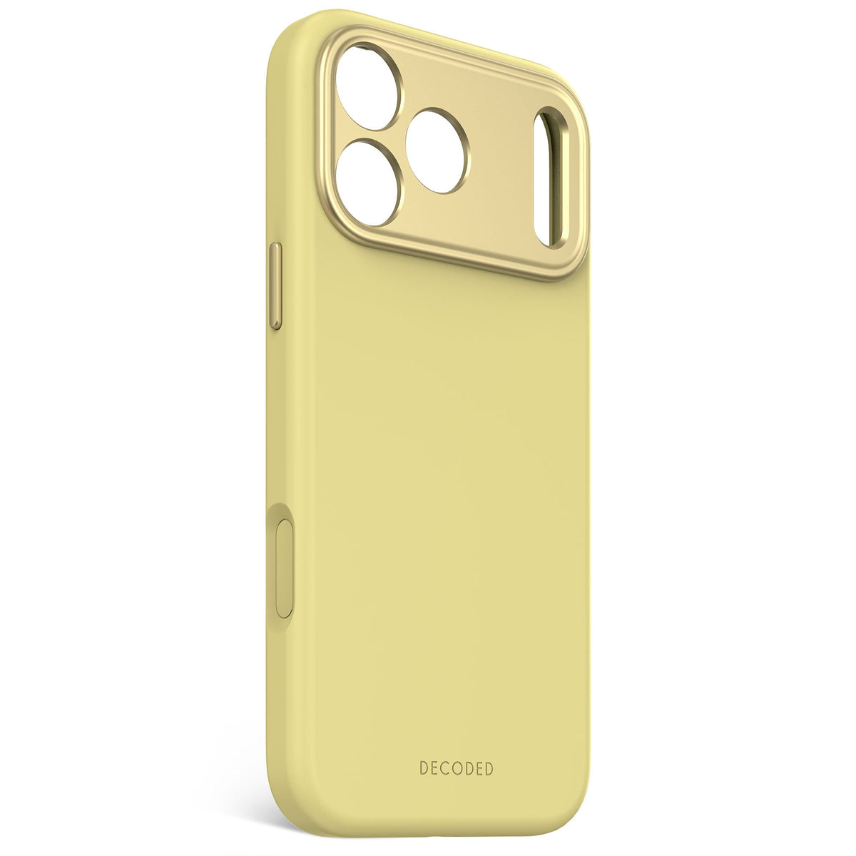 Decoded AntiMicrobial Silicone Backcover - silikonowa obudowa ochronna do iPhone 17 Pro Max kompatybilna z MagSafe yuma yellow