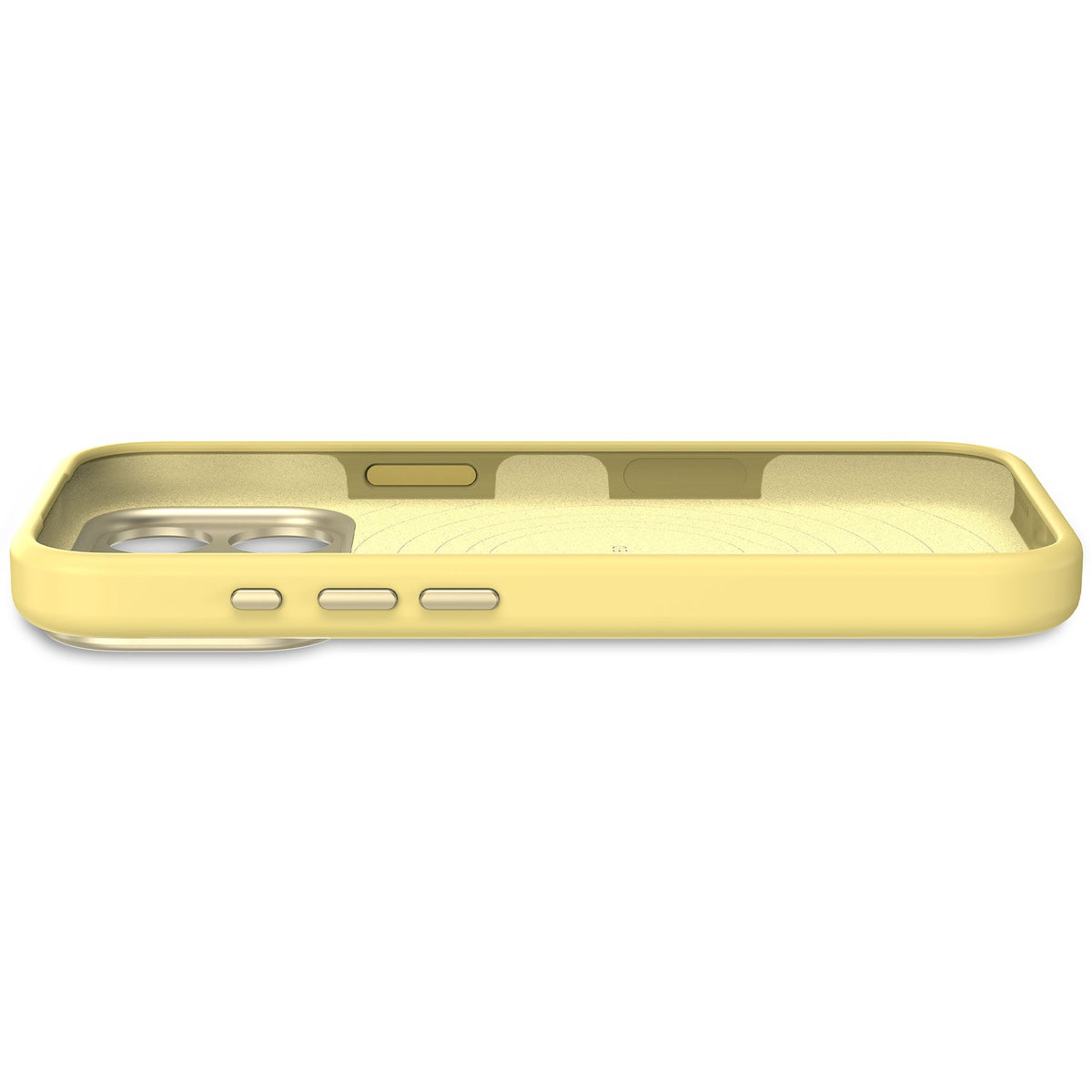 Decoded AntiMicrobial Silicone Backcover - silikonowa obudowa ochronna do iPhone 17 Pro Max kompatybilna z MagSafe yuma yellow