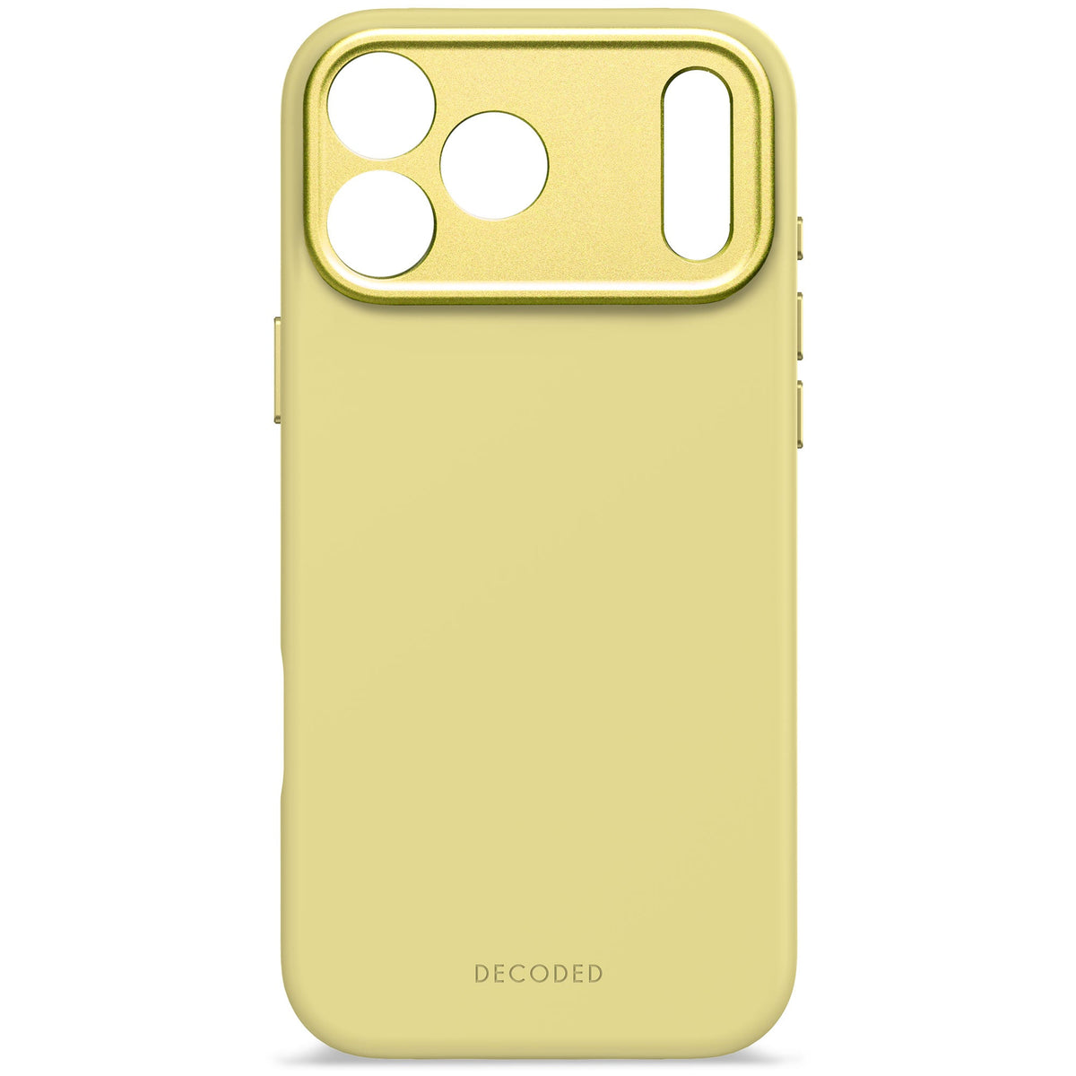 Decoded AntiMicrobial Silicone Backcover - silikonowa obudowa ochronna do iPhone 17 Pro Max kompatybilna z MagSafe yuma yellow