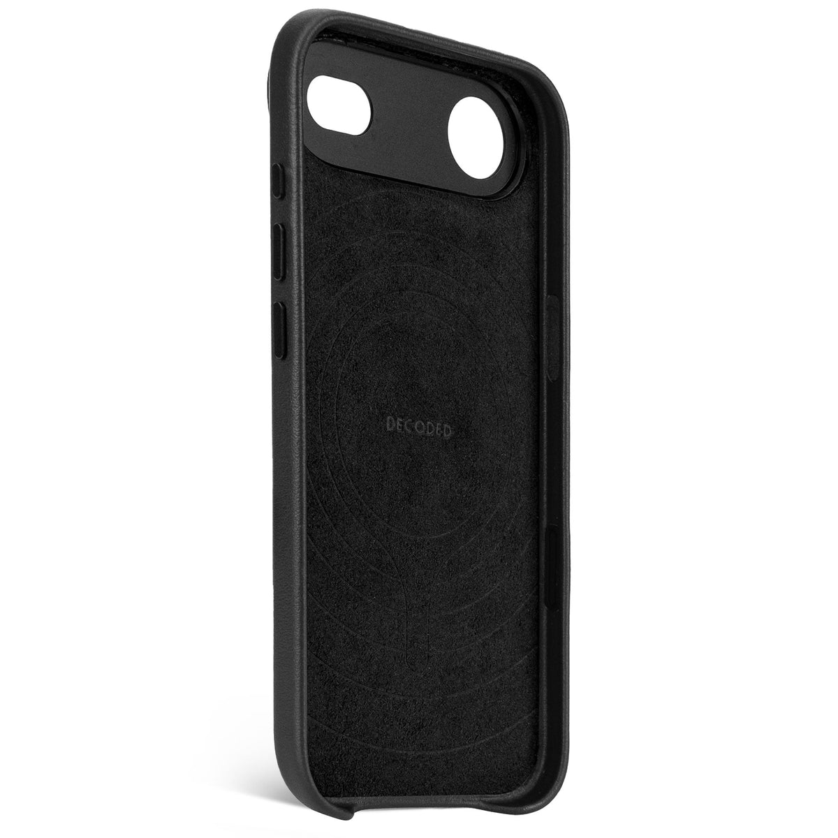 Decoded Leather Backcover - skórzana obudowa ochronna do iPhone Air kompatybilna z MagSafe black