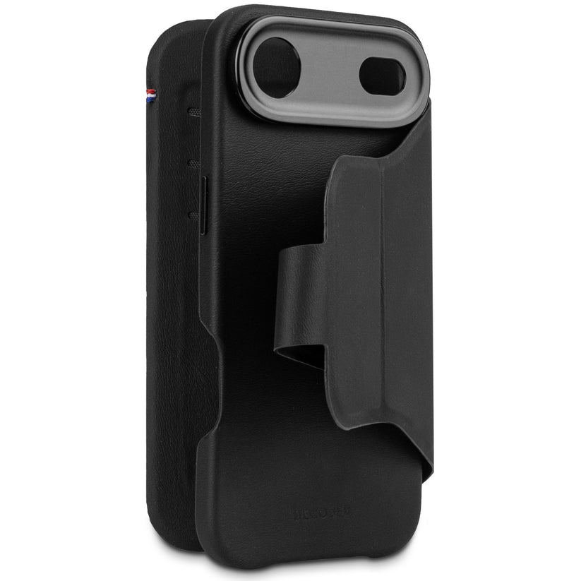 Decoded Textured Silicone Detachable Wallet - obudowa ochronna do iPhone Air kompatybilna z MagSafe phantom black