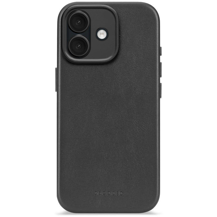 Decoded Leather Backcover - skórzana obudowa ochronna do iPhone 17 kompatybilna z MagSafe black