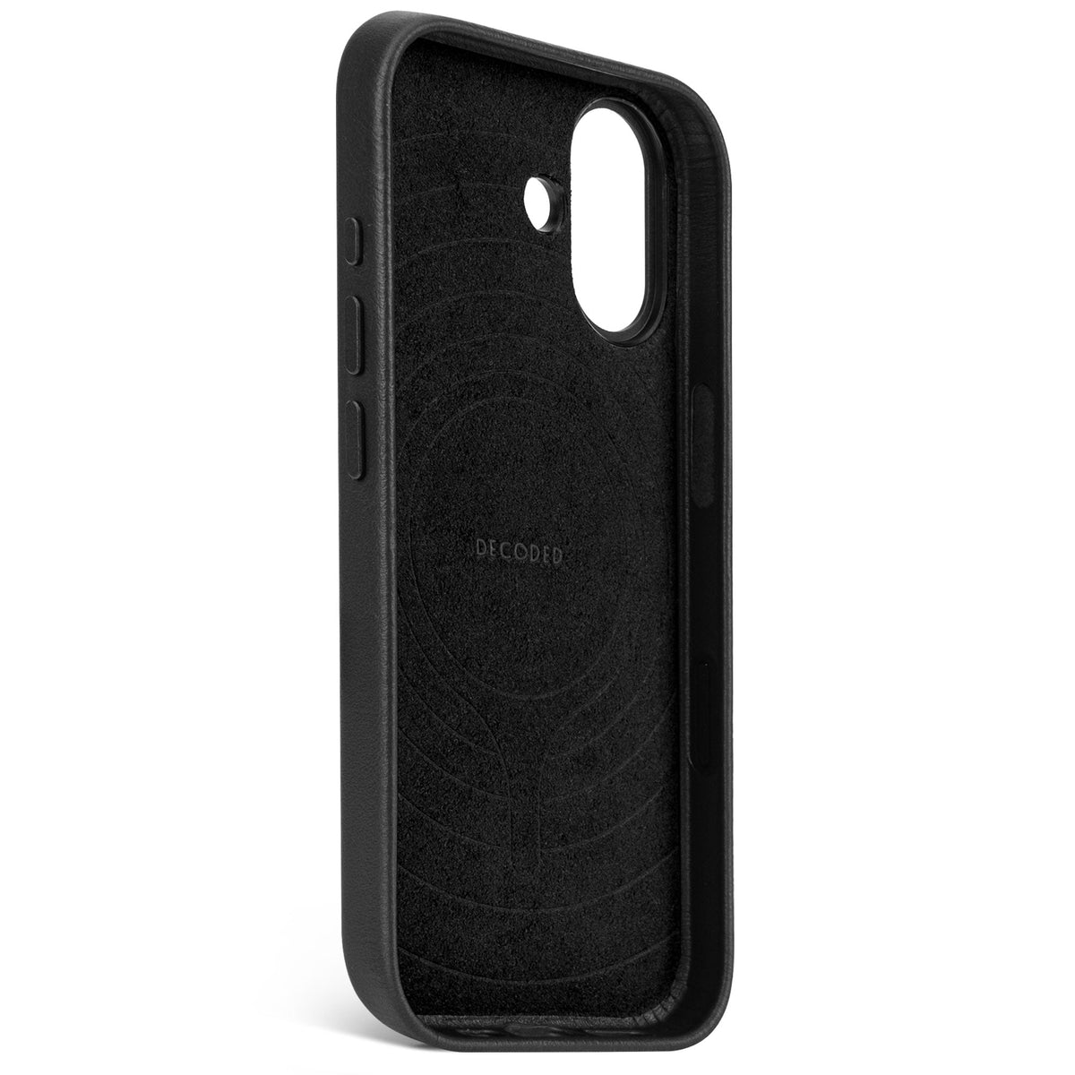 Decoded Leather Backcover - skórzana obudowa ochronna do iPhone 17 kompatybilna z MagSafe black