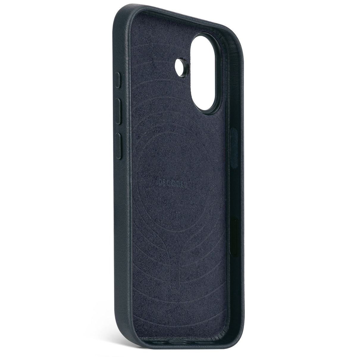Decoded Leather Backcover - skórzana obudowa ochronna do iPhone 17 kompatybilna z MagSafe navy shadow