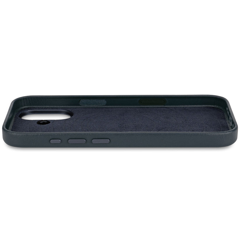 Decoded Leather Backcover - skórzana obudowa ochronna do iPhone 17 kompatybilna z MagSafe navy shadow
