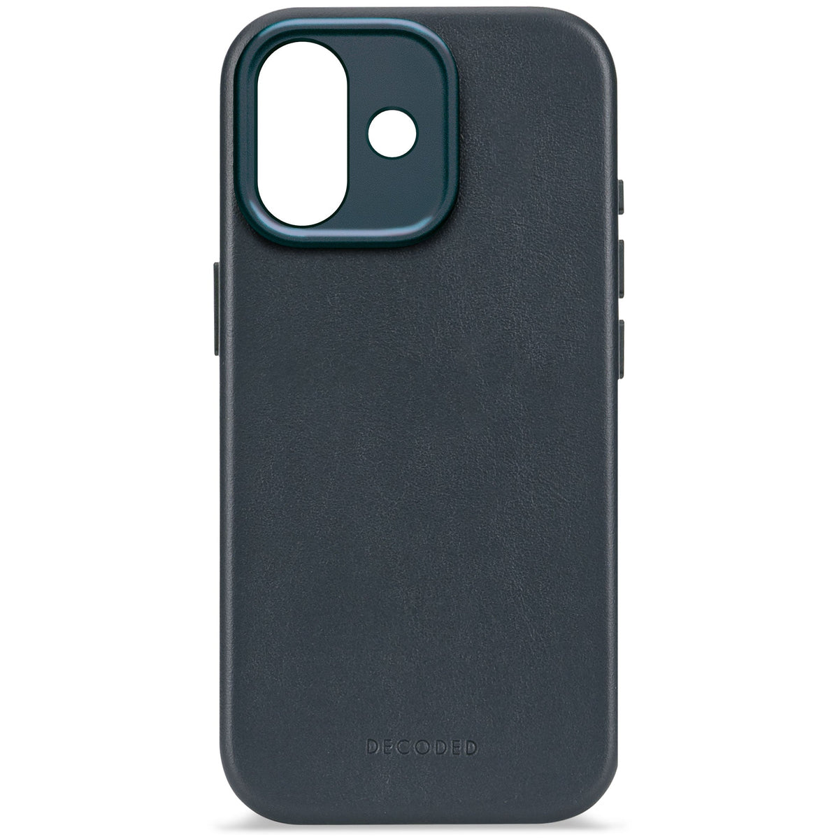 Decoded Leather Backcover - skórzana obudowa ochronna do iPhone 17 kompatybilna z MagSafe navy shadow