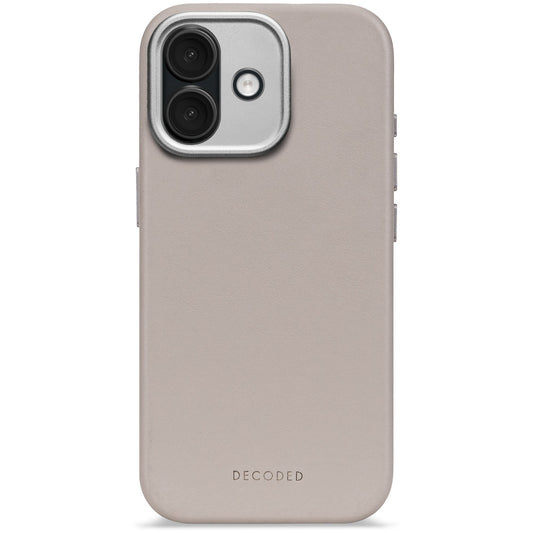 Decoded Leather Backcover - skórzana obudowa ochronna do iPhone 17 kompatybilna z MagSafe solid clay