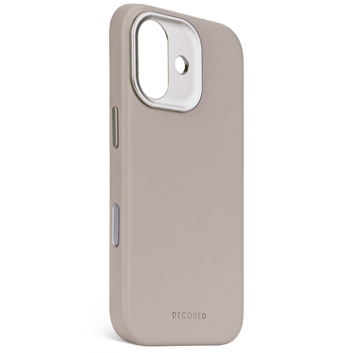 Decoded Leather Backcover - skórzana obudowa ochronna do iPhone 17 kompatybilna z MagSafe solid clay