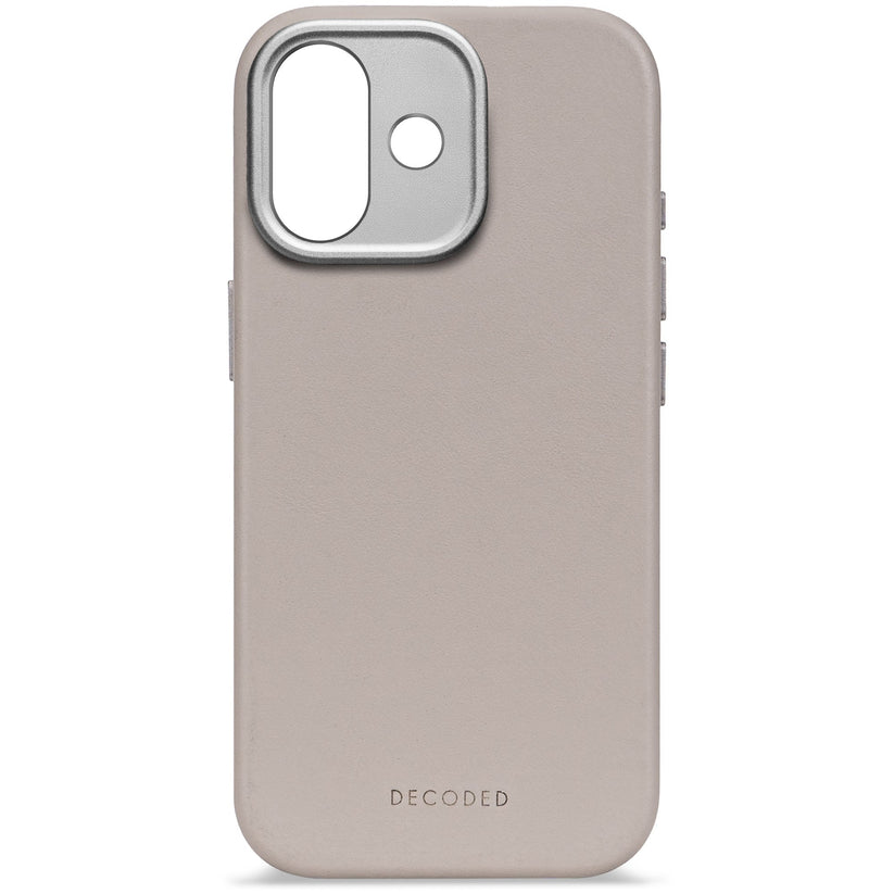 Decoded Leather Backcover - skórzana obudowa ochronna do iPhone 17 kompatybilna z MagSafe solid clay