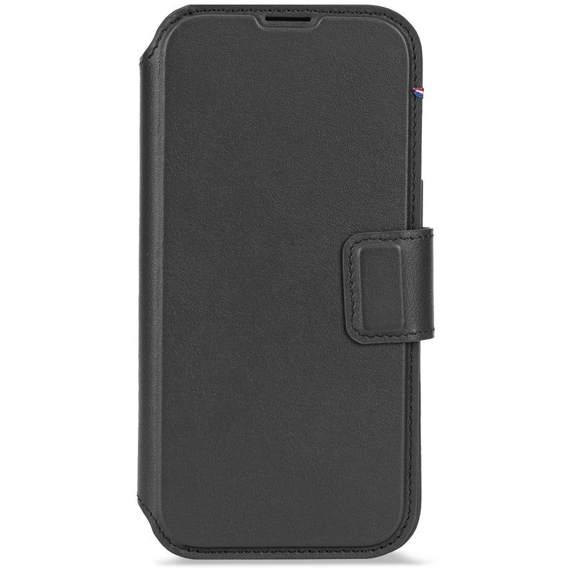 Decoded Leather Detachable Wallet - skórzana obudowa ochronna do iPhone 17 kompatybilna z MagSafe black