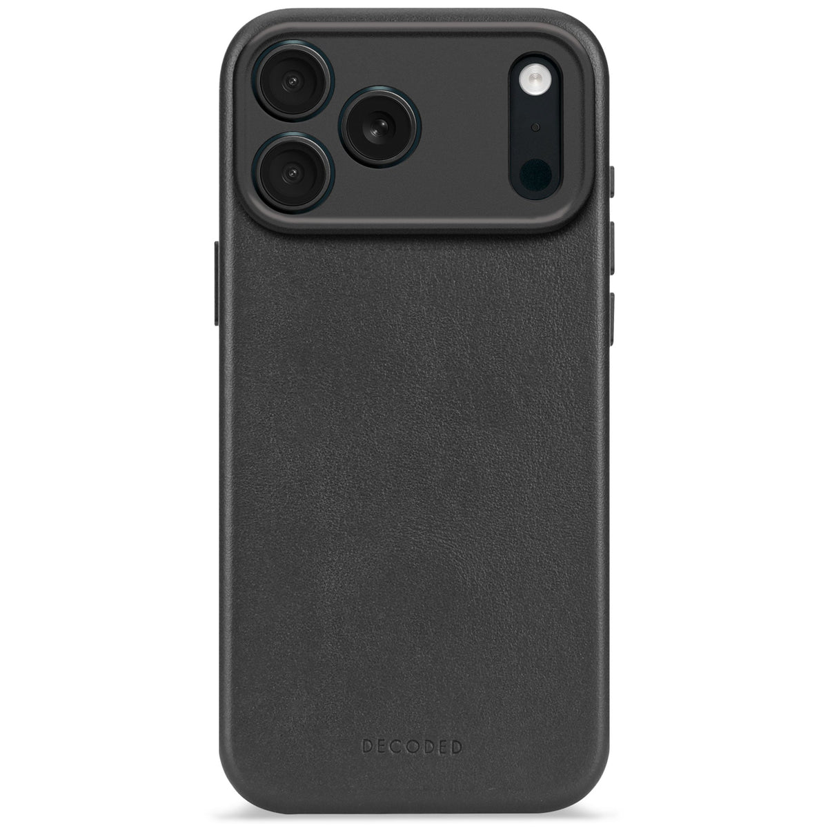 Decoded Leather Backcover - skórzana obudowa ochronna do iPhone 17 Pro kompatybilna z MagSafe black