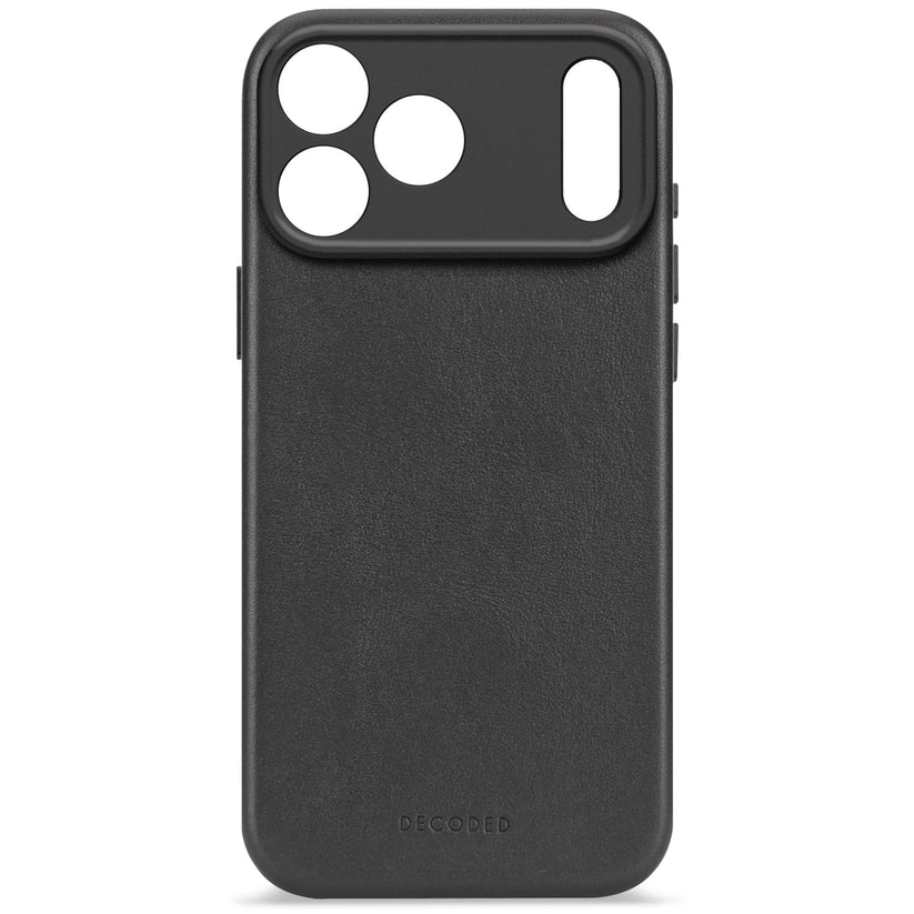Decoded Leather Backcover - skórzana obudowa ochronna do iPhone 17 Pro kompatybilna z MagSafe black